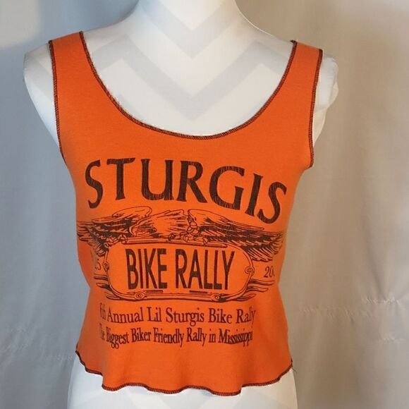Sturges Mississippi Bike Rally Women's Cropped Tank Top - Picture 7 of 7